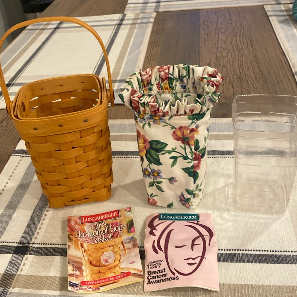 Genuine wooden Longaberger Basket Set